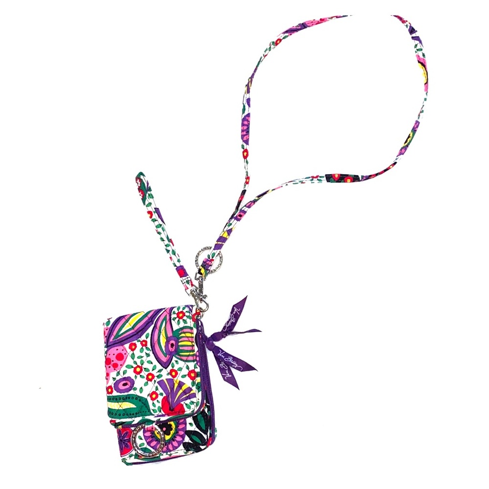 Vera Bradley wristlet on a lanyard!